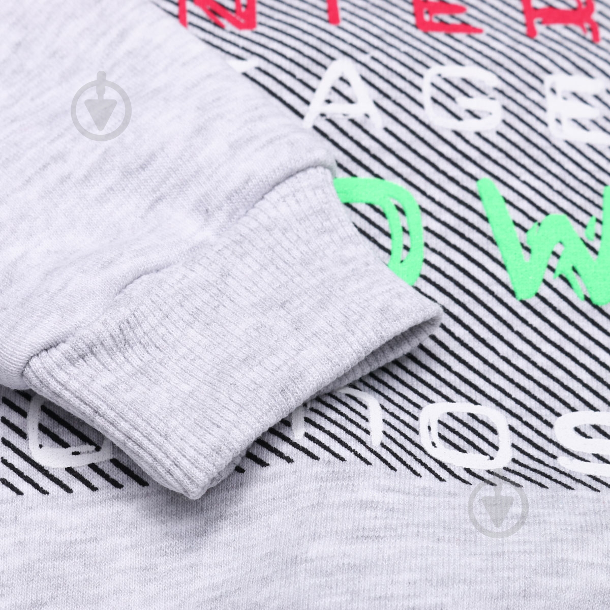 Свитшот для мальчика ALG р.104 меланж 221453 - фото 4