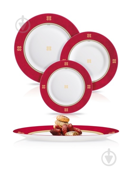 Сервіз столовий Luminarc Essence Neo Rubis 25 предметів - фото 1