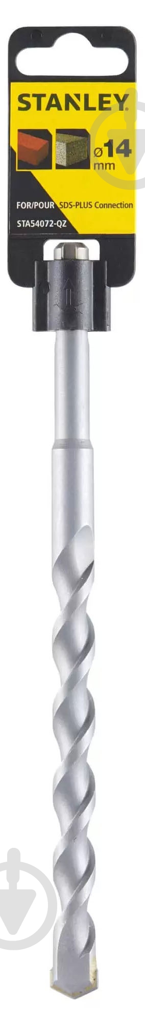 Бур Stanley SDS-plus 14x150 мм 210 мм 1 шт. STA54072 - фото 1