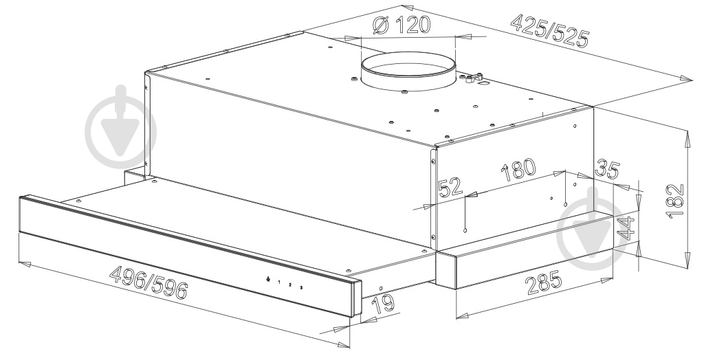 Вытяжка Best Chef Simple 600 White 60 - фото 5