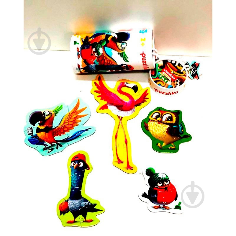 Игрушка-пазл Левеня Птички - фото 3 Игрушка-пазл Левеня Птички - фото 3