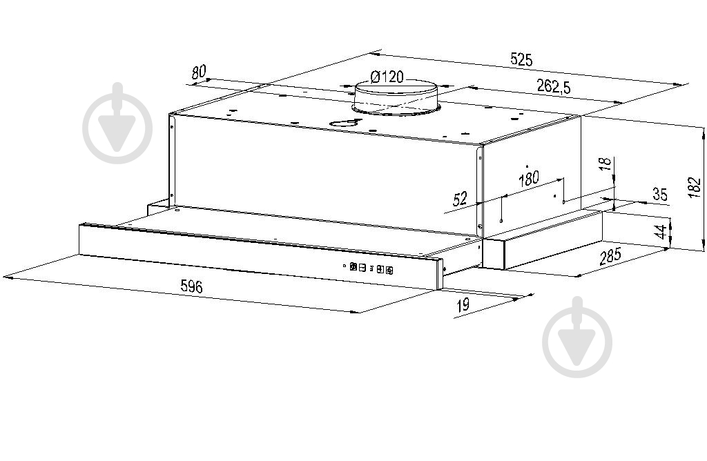 Вытяжка Best Chef Simple Touch 750 Inox 60 - фото 4