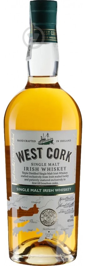 Виски West Cork Single Malt 0,7 л - фото 1