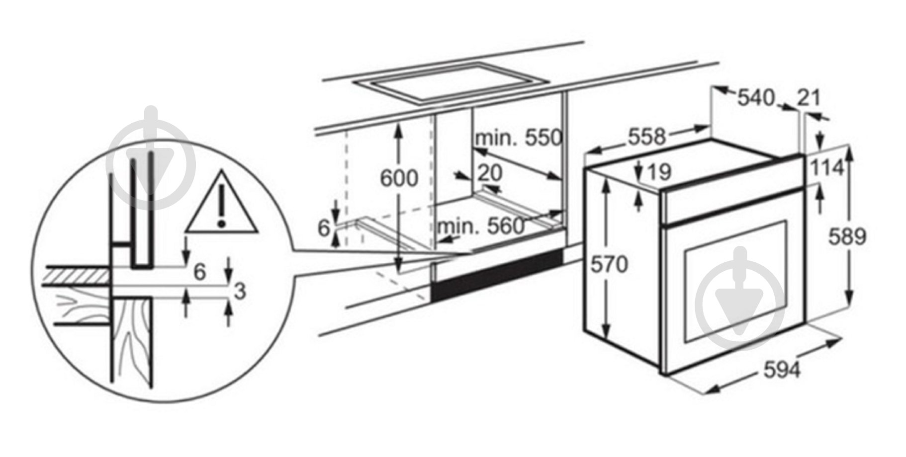 Духова шафа Electrolux EOD5C70BX - фото 6 Духова шафа Electrolux EOD5C70BX - фото 6