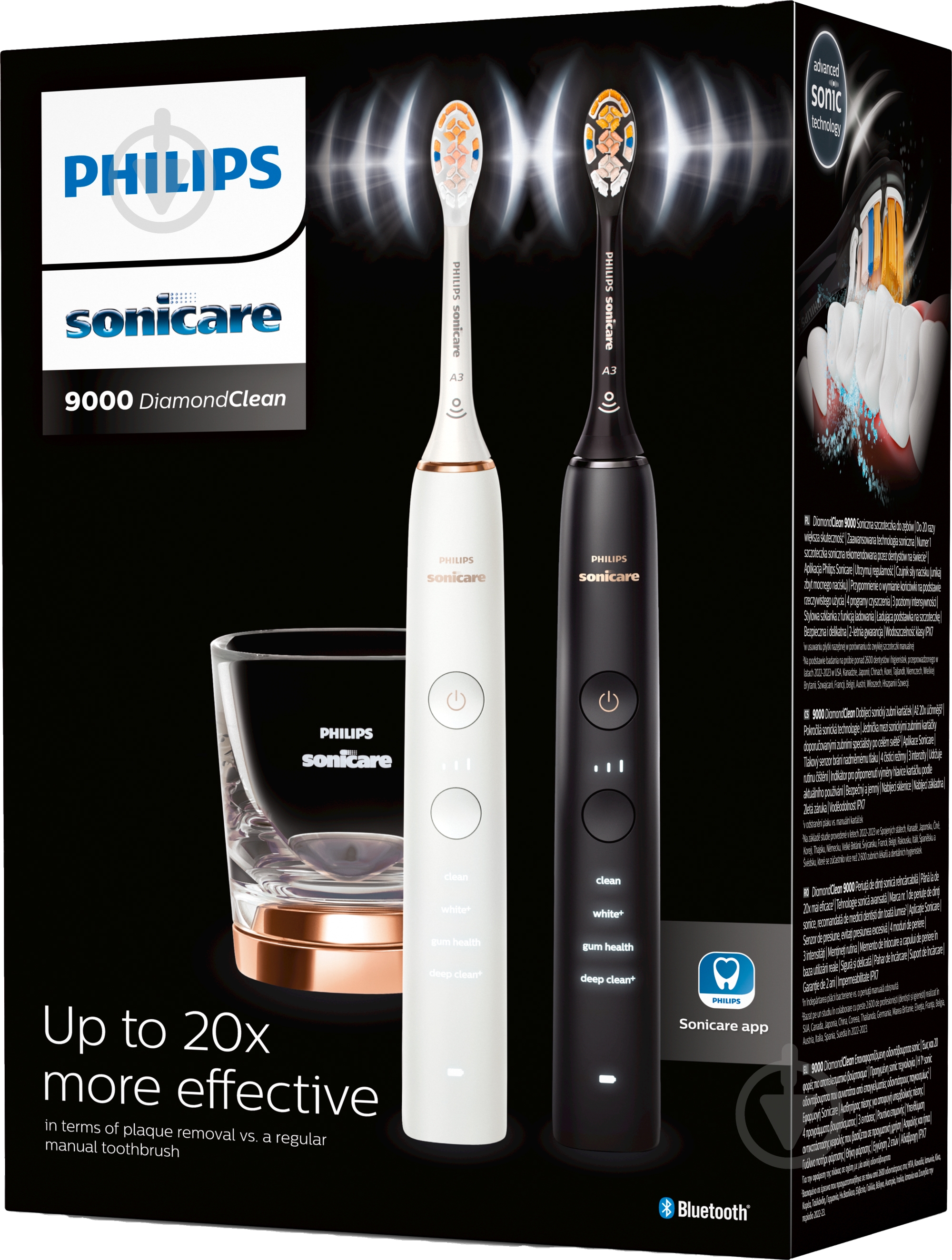 Набір електричних зубних щіток Philips Series 9000 Sonicare HX9914/69 Diamond Clean 9000 - фото 18