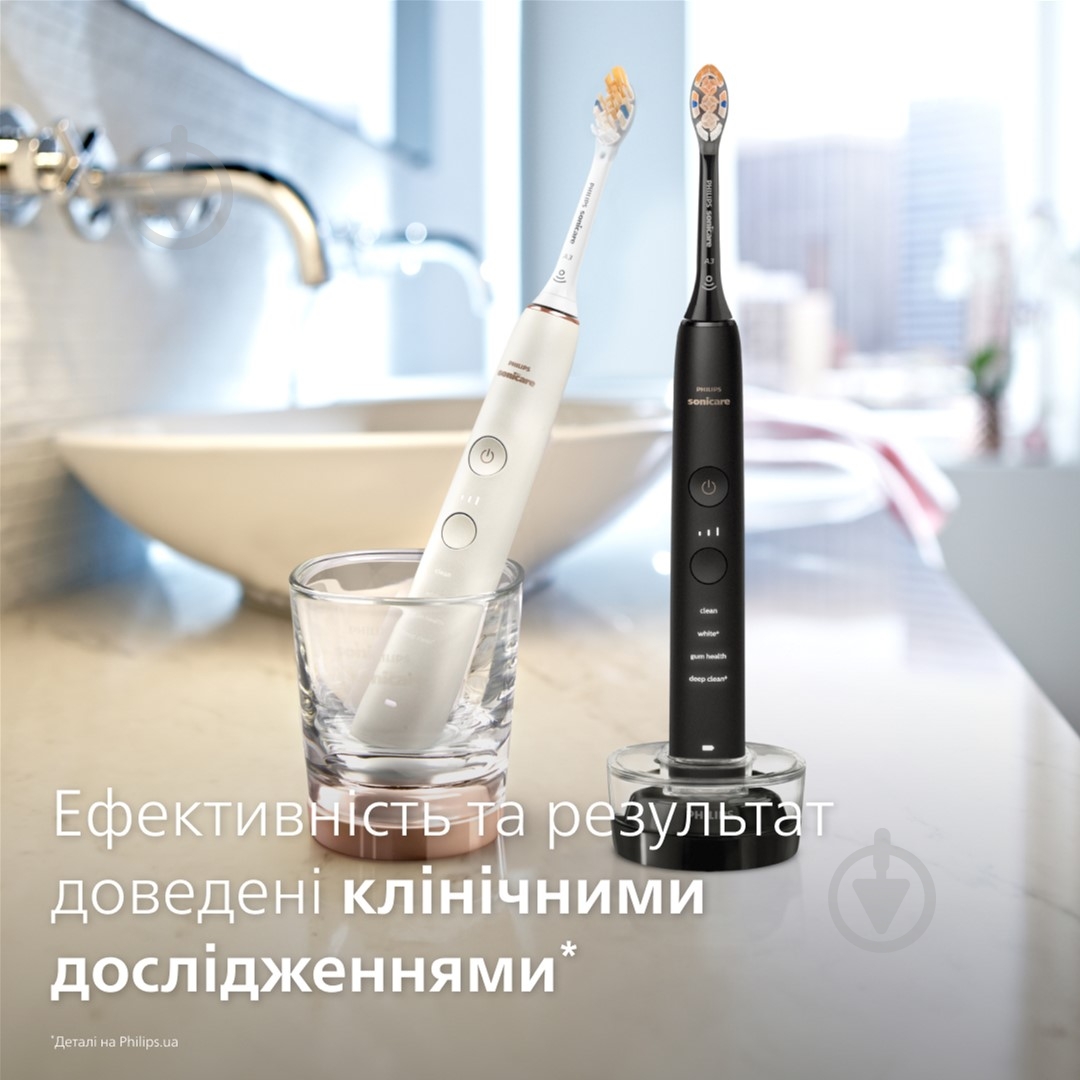 Набір електричних зубних щіток Philips Series 9000 Sonicare HX9914/69 Diamond Clean 9000 - фото 3