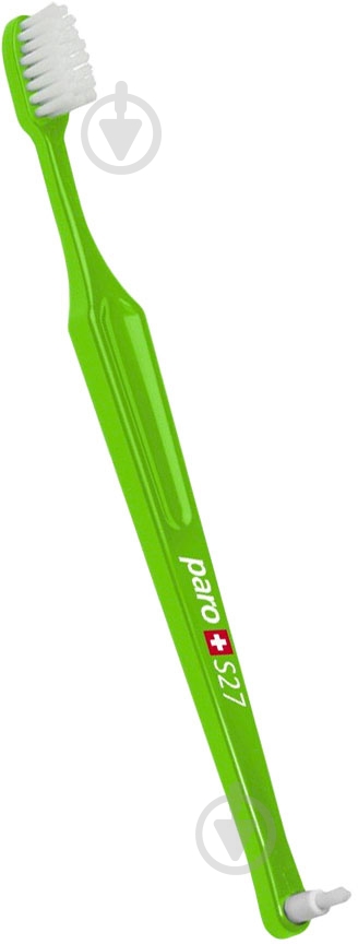 Обычная с монопучковой насадкой Paro S27 детская с монопучковой насадкой салатовая 7.746/3 мягкая - фото 1 Обычная с монопучковой насадкой Paro S27 детская с монопучковой насадкой салатовая 7.746/3 мягкая - фото 1