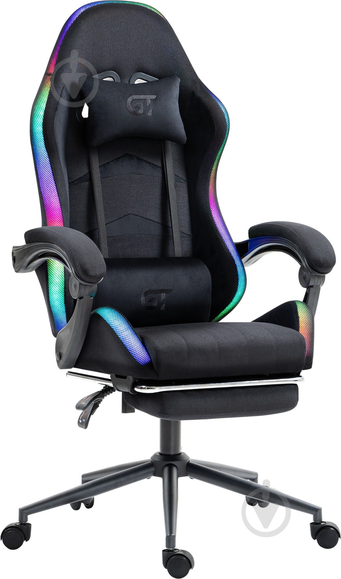 Кресло игровое GT Racer X-2325 Fabric Black L черный - фото 2