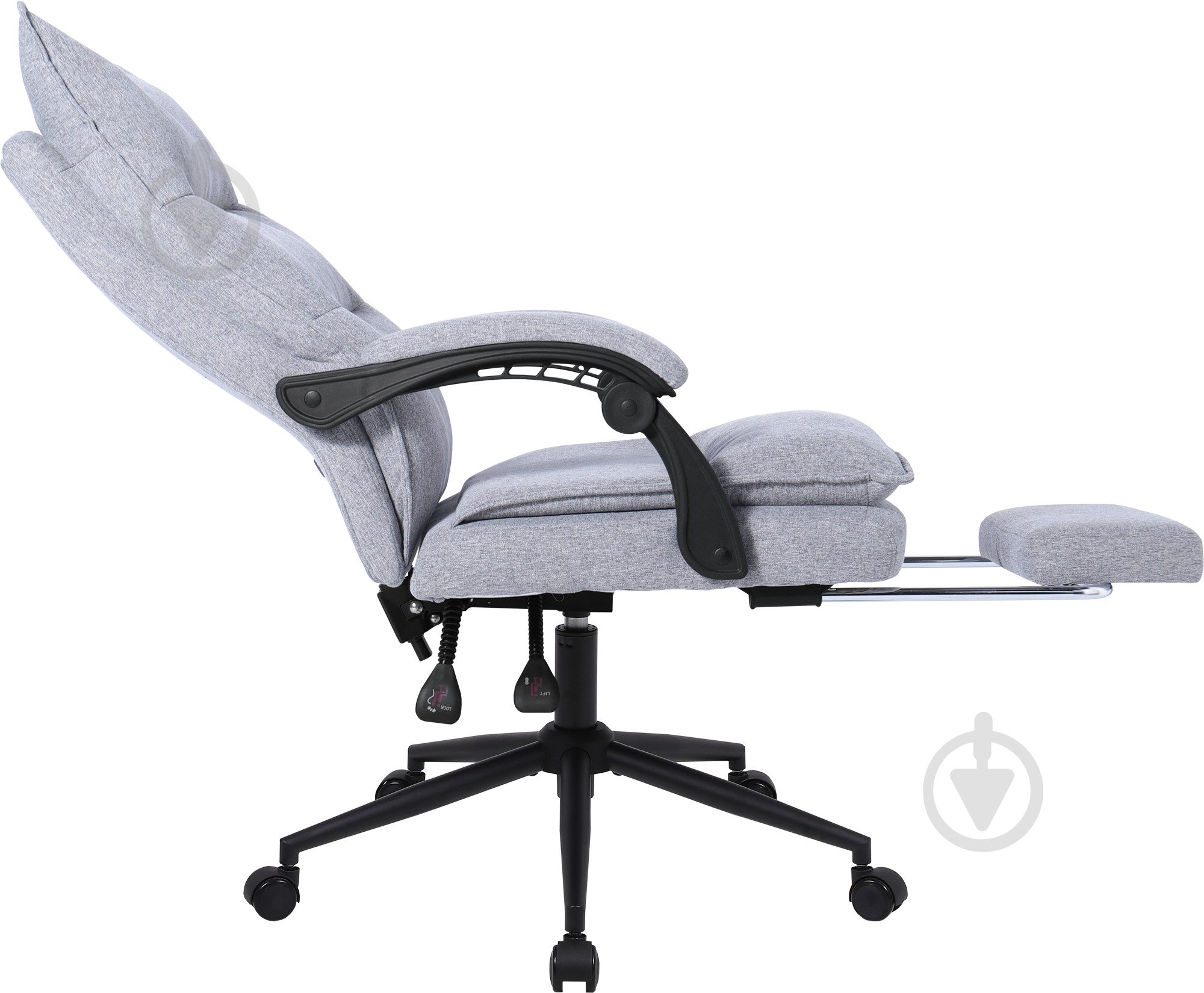 Кресло GT Racer B-2509 серый - фото 4