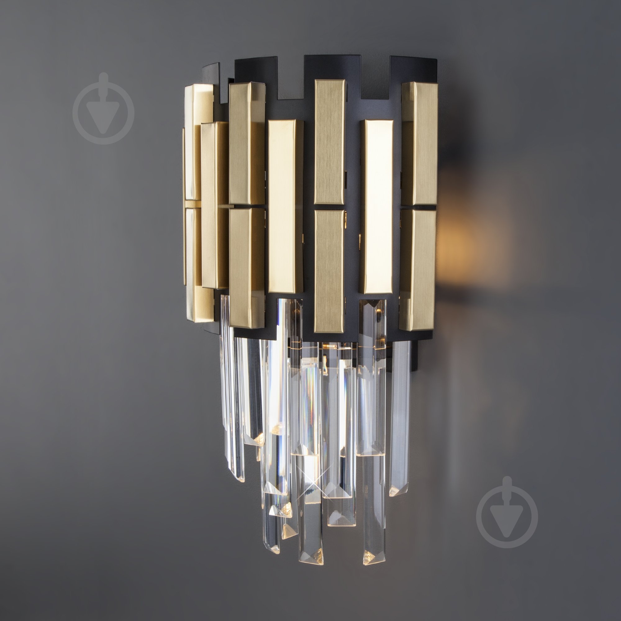 Светильник светодиодный Strotskis Deseo 60 Вт E14 черный/золото 337/2 - фото 2 Светильник светодиодный Strotskis Deseo 60 Вт E14 черный/золото 337/2 - фото 2