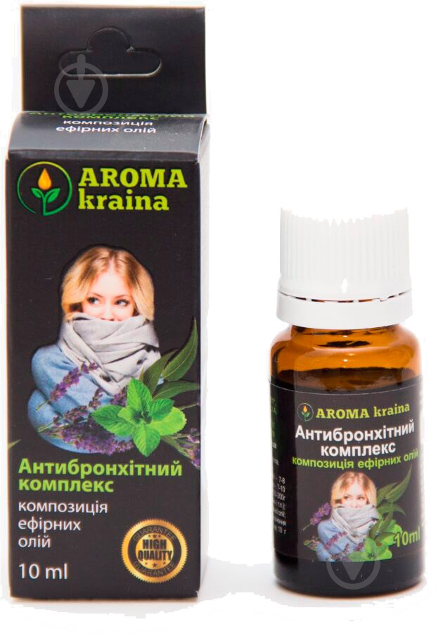 Ефірна олія Aroma kraina Антибронхітний комплекс 10 мл - фото 1 Ефірна олія Aroma kraina Антибронхітний комплекс 10 мл - фото 1