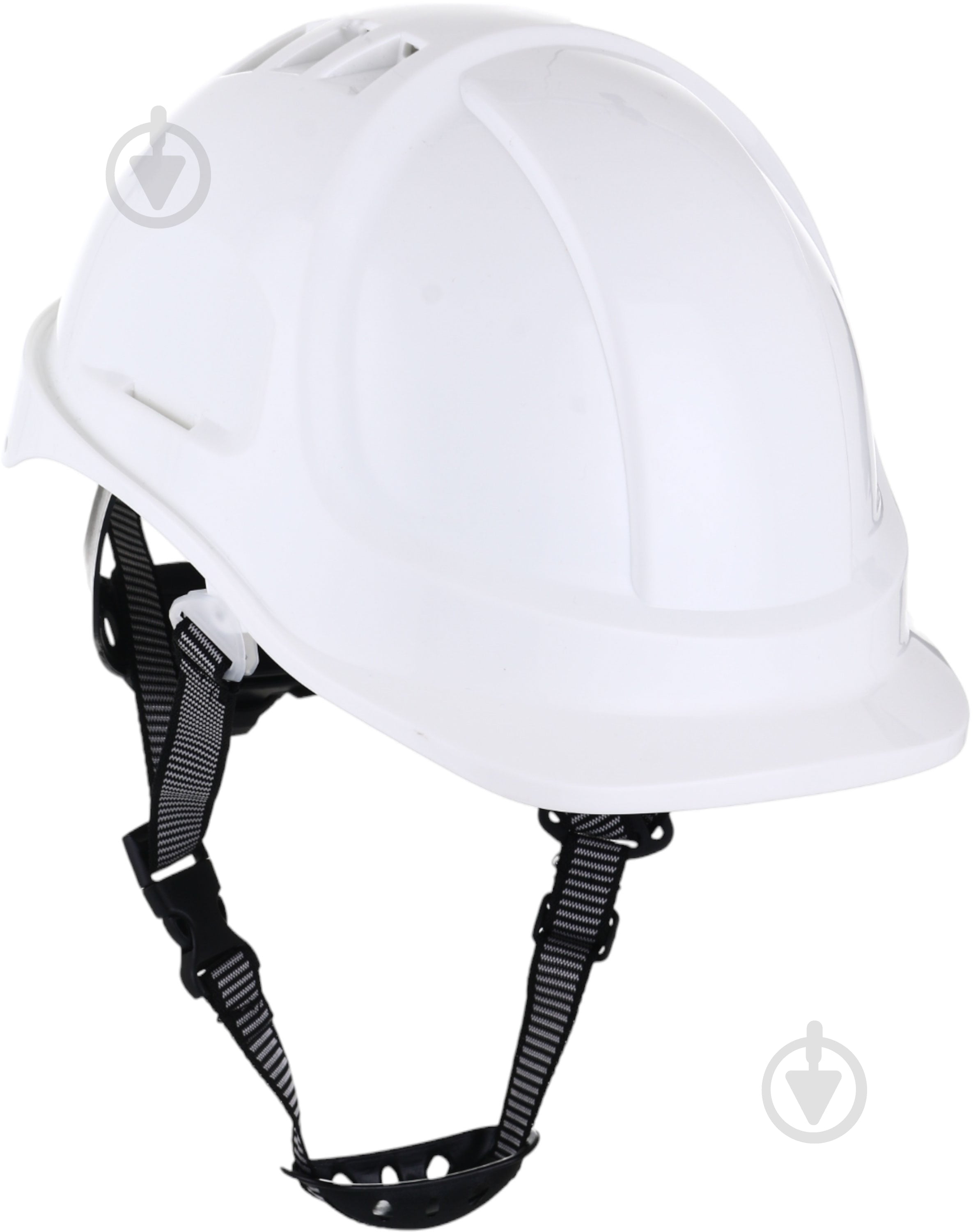 Каска строителя Montero белый W-037 - фото 1