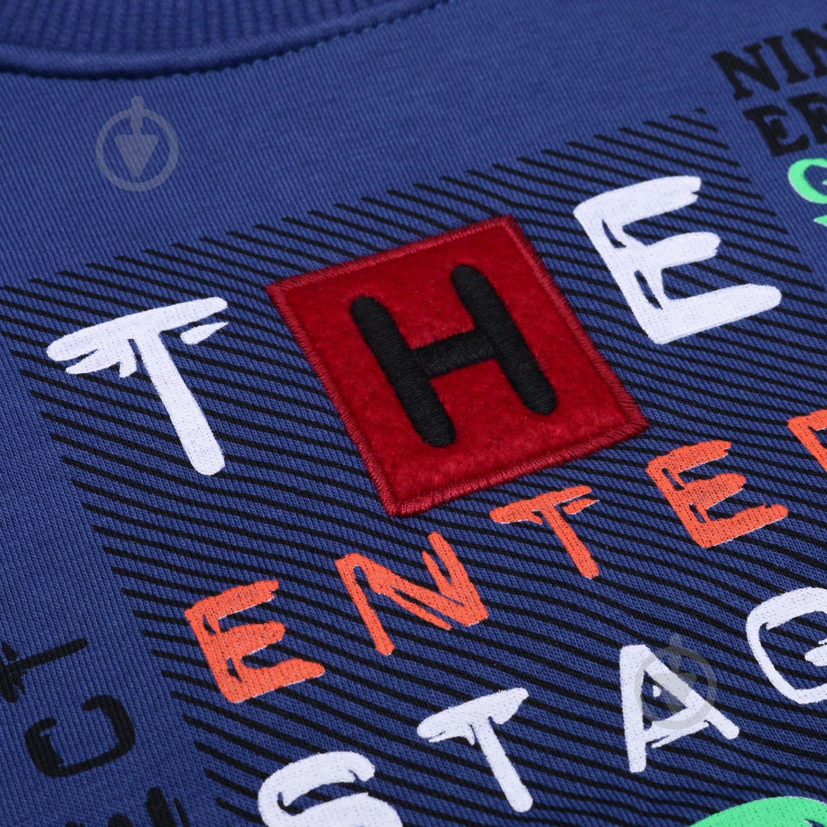 Світшот для хлопчика ALG р.110 денім 221453 - фото 5