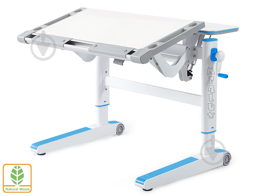 Детский стол Mealux Ergowood L W/BL - фото 1 Детский стол Mealux Ergowood L W/BL - фото 1