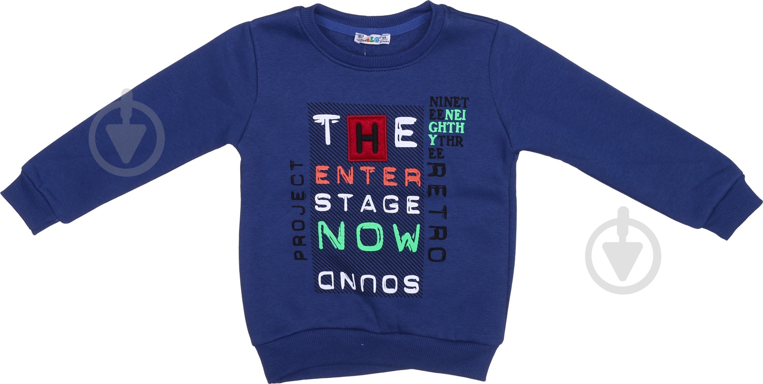 Свитшот для мальчика ALG р.122 деним 221453 - фото 2