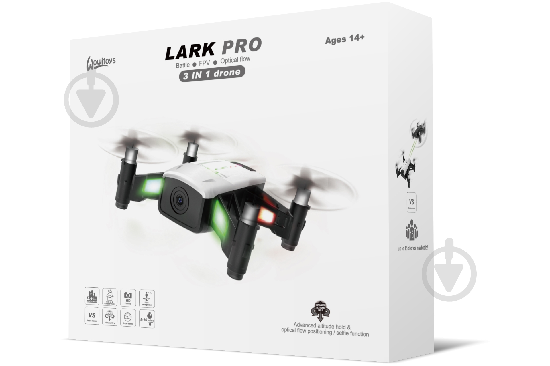 Квадрокоптер на р/к Wowitoys LARK PRO з оптичною стабілізацією та камерою WWT-H4822 - фото 9