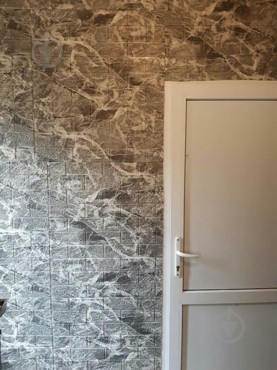 Панель самоклеющаяся Sticker Wall 700x770x3 мм черный мрамор 61-3 (SW-00000691) - фото 3