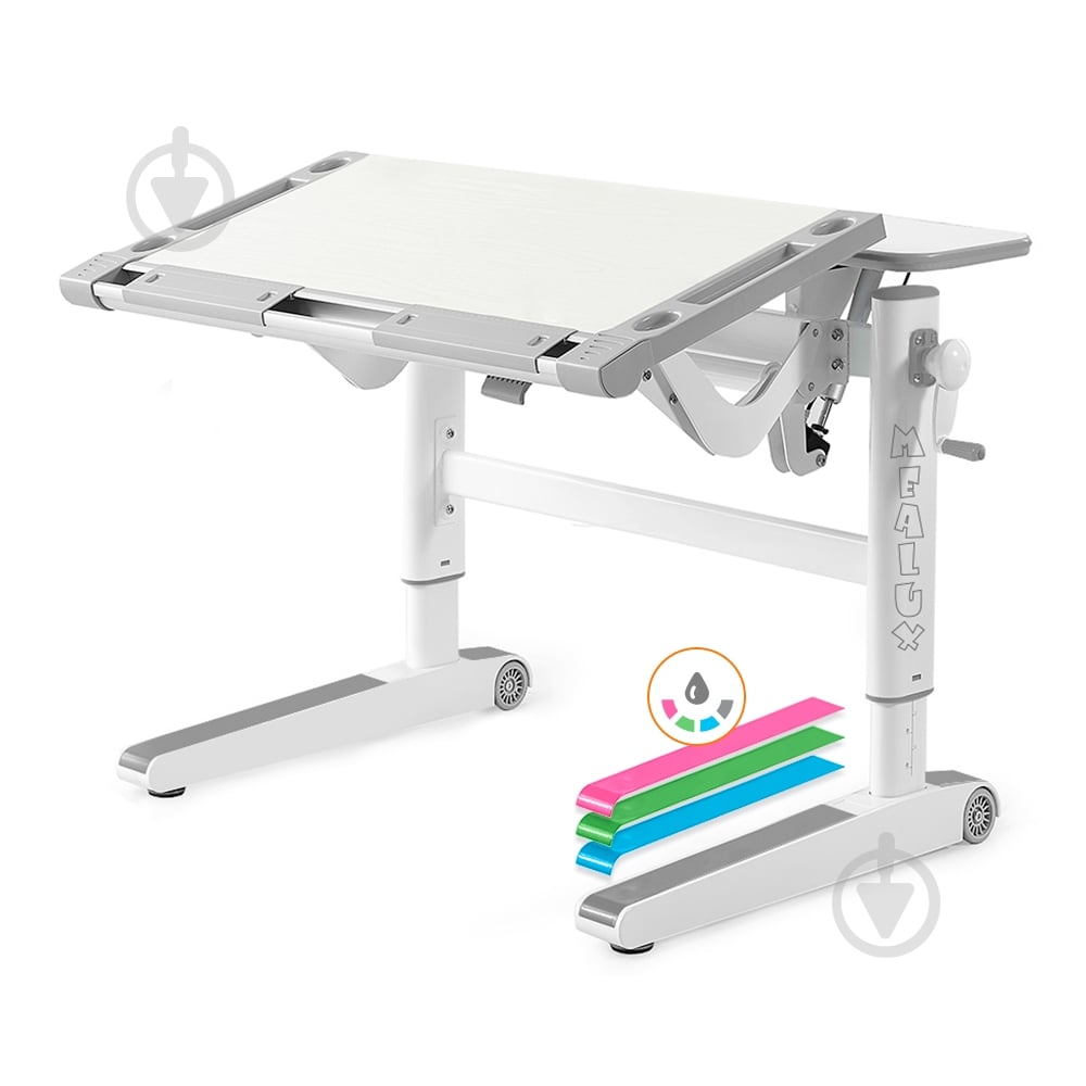 Детский стол Mealux Ergowood M Multicolor TG (BD-800 TG/MC) - фото 1
