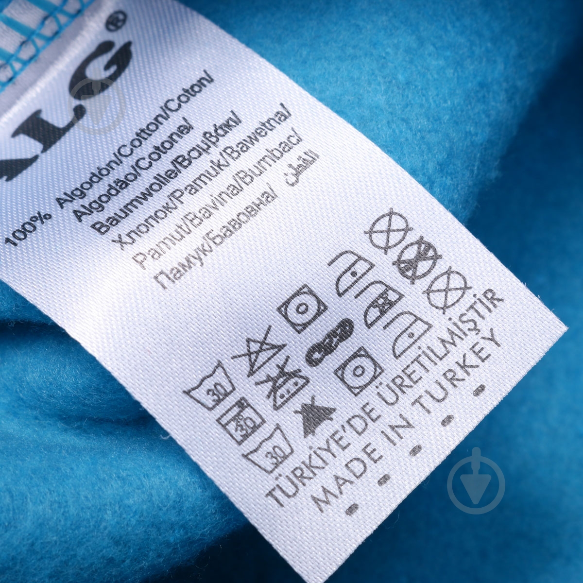 Свитшот для мальчика ALG р.116 бирюзовый 221453 - фото 6