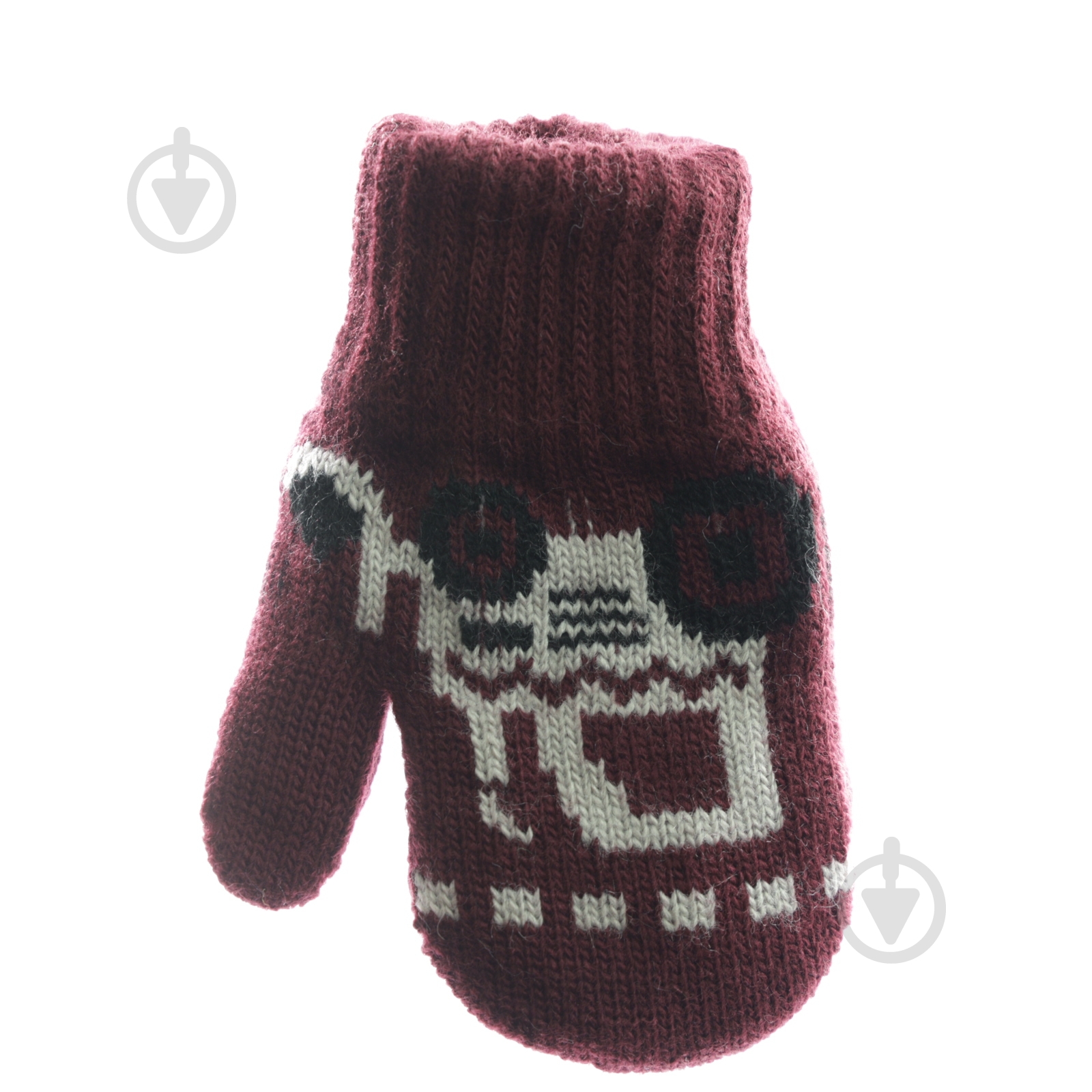 Рукавички Margot Bis Digger р.14 Бордо 8685 - фото 1