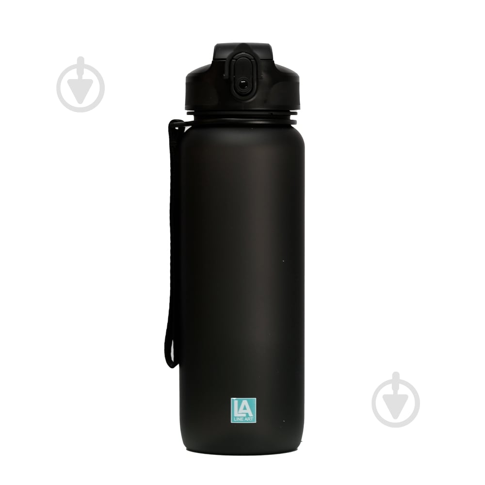 Бутылка для воды Line Art Grassa 800 мл черная - фото 3 Бутылка для воды Line Art Grassa 800 мл черная - фото 3