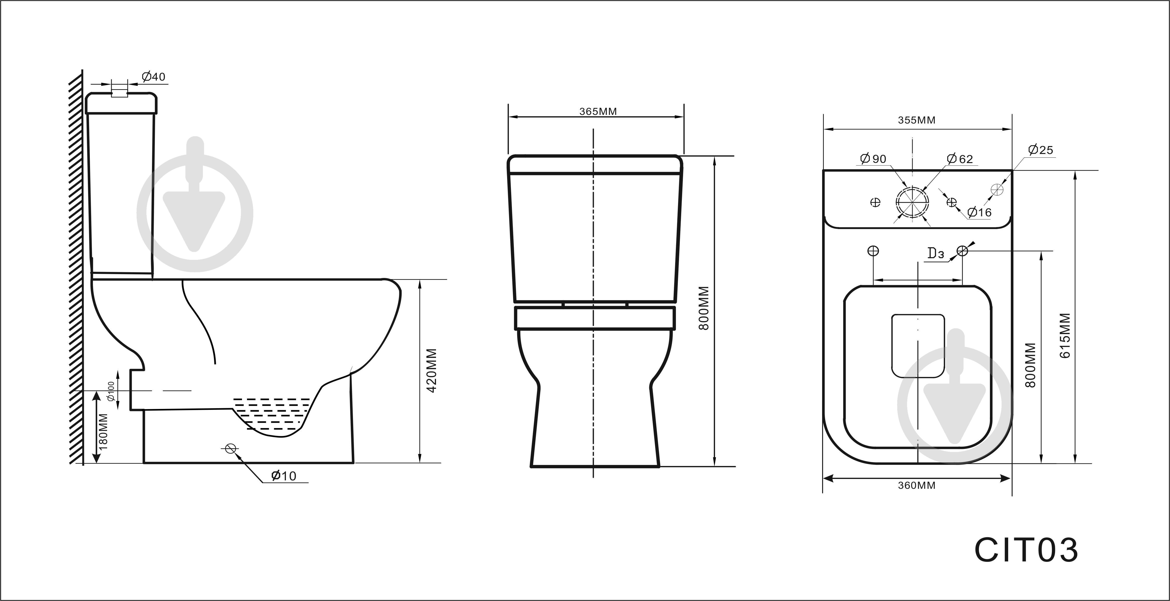 Унитаз-компакт EGO Pure Rimless 3/6 л - фото 4 Унитаз-компакт EGO Pure Rimless 3/6 л - фото 4