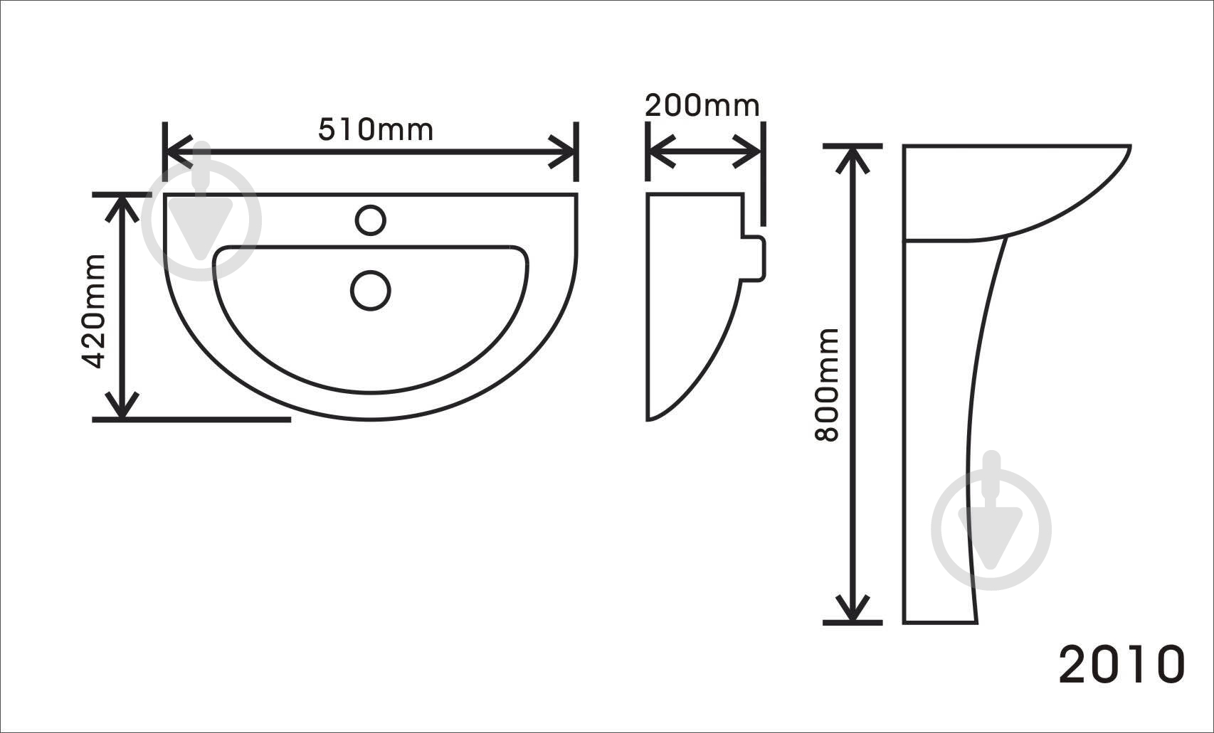 Умывальник Water House Standard - фото 3