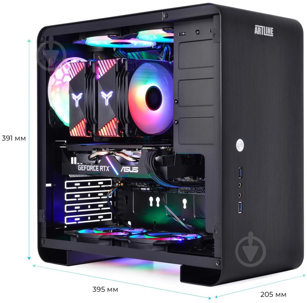 Системний блок Artline Gaming X59 (X59v32Win) black - фото 8 Системний блок Artline Gaming X59 (X59v32Win) black - фото 8