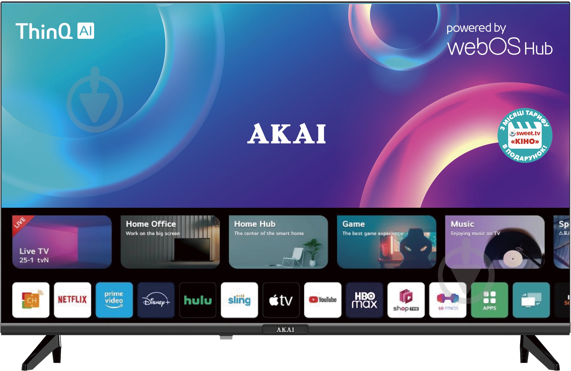 Телевізор Akai AK43FHD22W - фото 1