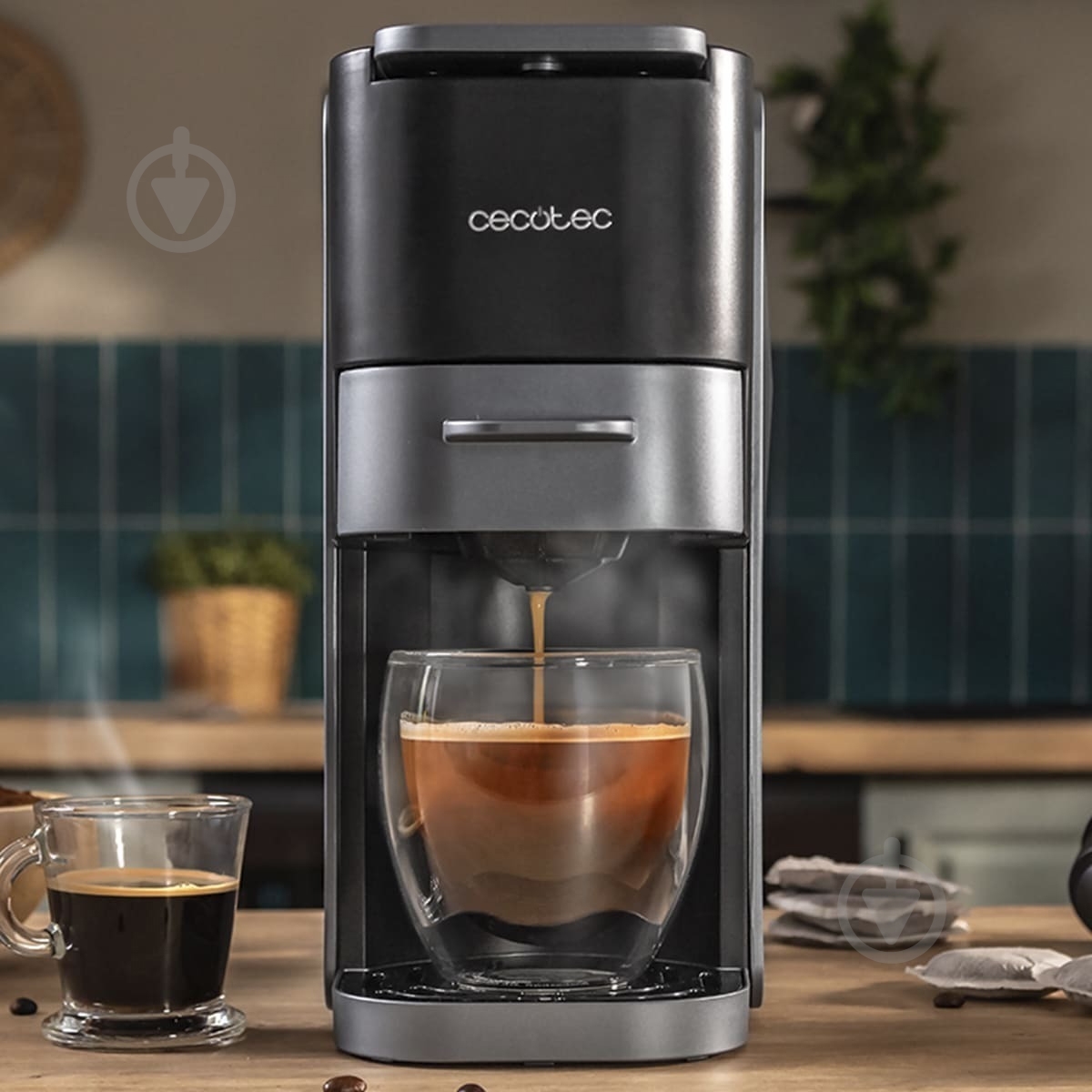 Кофеварка капсульная CECOTEC FreeStyle Compact Dark (CCTC-01853) - фото 4