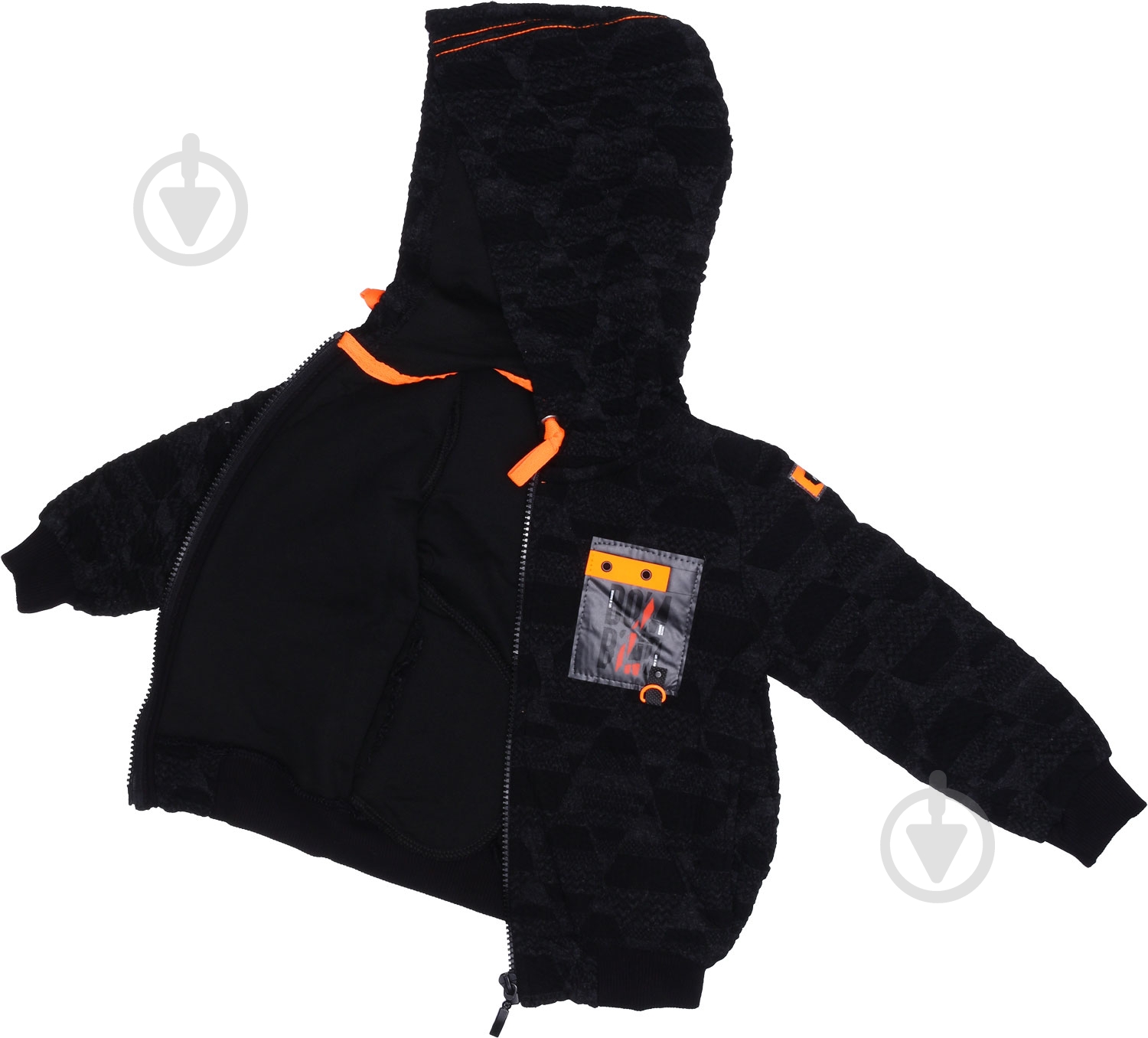 Кофта для мальчика ALG р.116 черный 221400 - фото 4