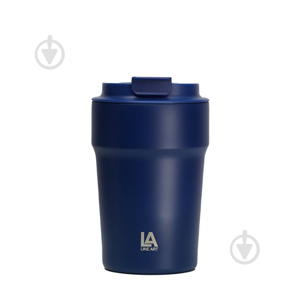 Термокружка Line Art Rhodes 380 мл темно-синяя - фото 2