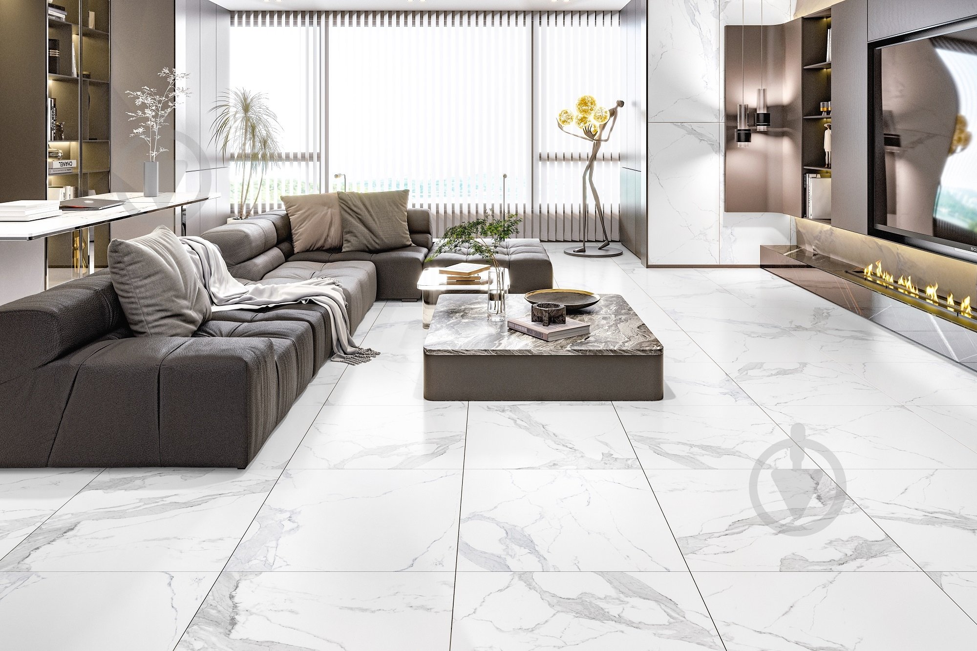 Плитка Allore Group Avenzo Silver F P R Satin 60x120 см - фото 6