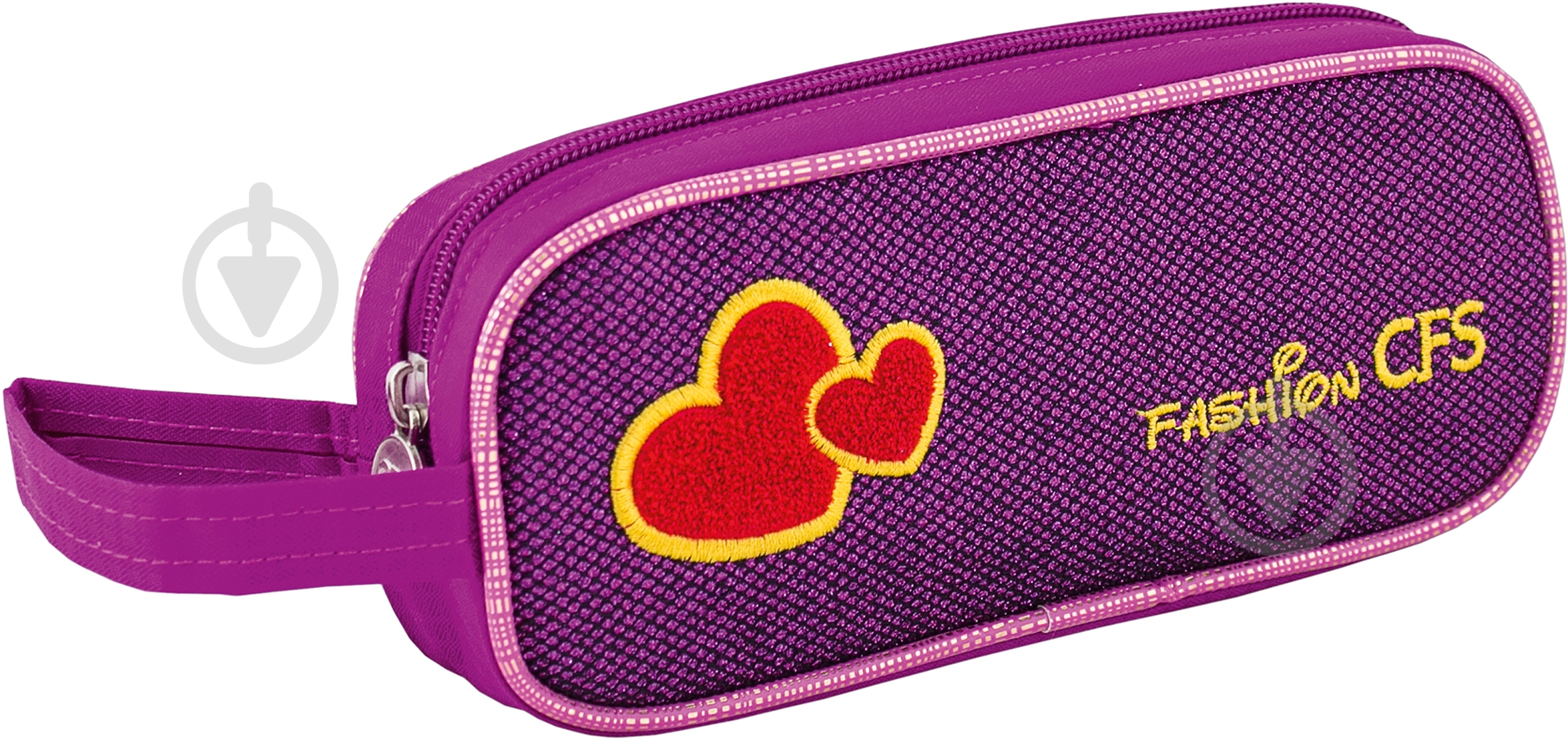 Пенал школьный Hearts CF85589 Cool For School фиолетовый - фото 1