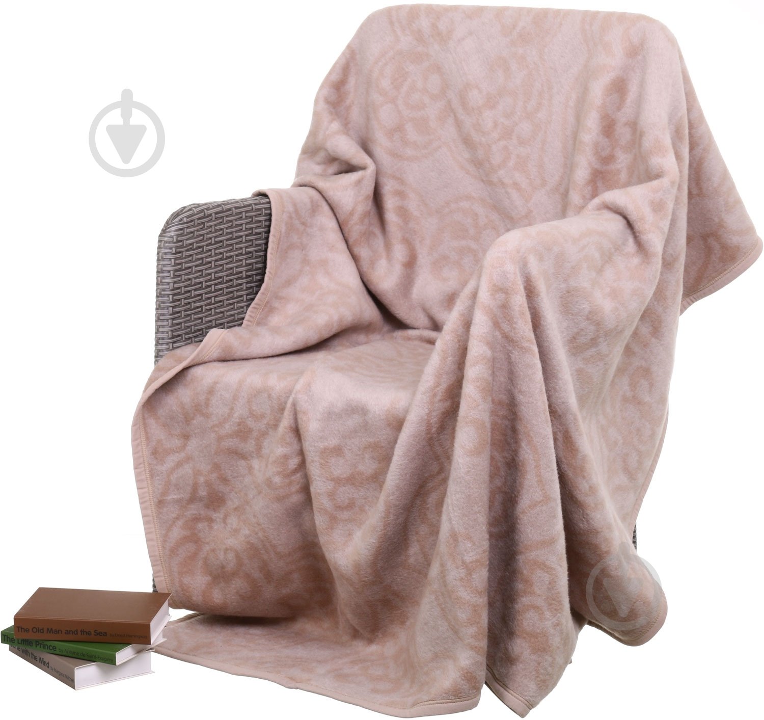 Плед Modern Basic Ornament 150x200 см бежевый Billerbeck - фото 1