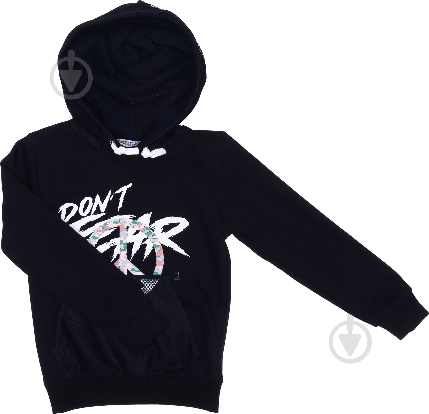 Свитшот для мальчика ALG р.134 черный 321416 - фото 1