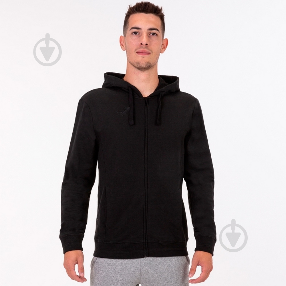 Джемпер Joma HOODED JACKET BLACK 101361.100 р. L черный - фото 2