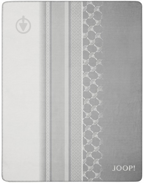 Плед Cornflower Stripes Graphit-Rauch 150x200 см серый Joop! - фото 2