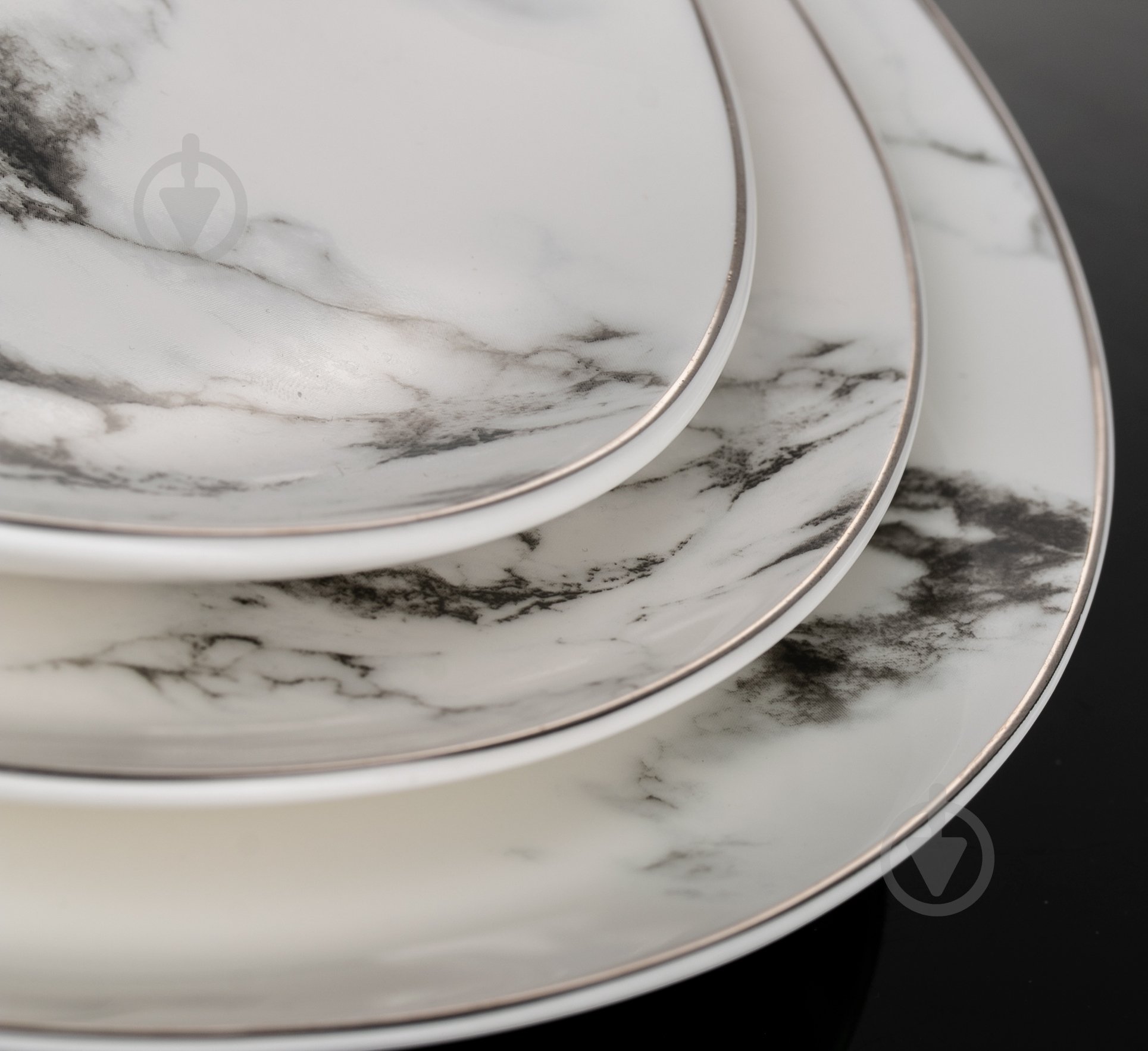 Сервіз столовий Fiora Marble 25 предметів на 6 персон - фото 2