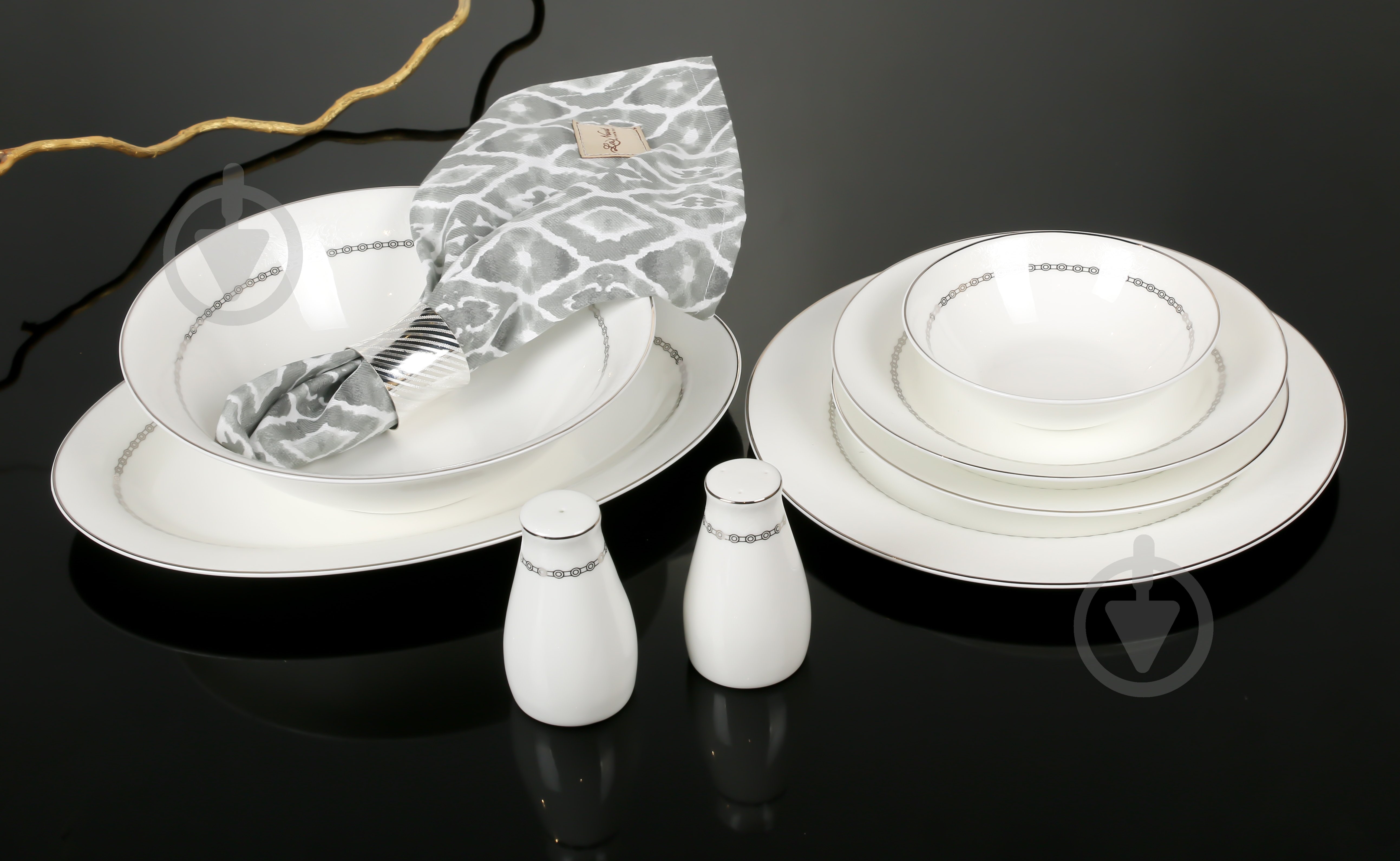 Сервиз столовый Fiora Jasmine 28 предметов на 6 персон - фото 1 Сервиз столовый Fiora Jasmine 28 предметов на 6 персон - фото 1