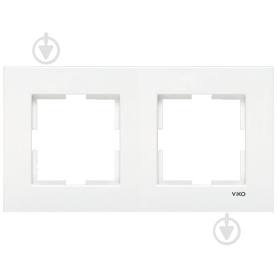 Рамка двухместная Viko Karre горизонтальная белый 90960201 - фото 1 Рамка двухместная Viko Karre горизонтальная белый 90960201 - фото 1