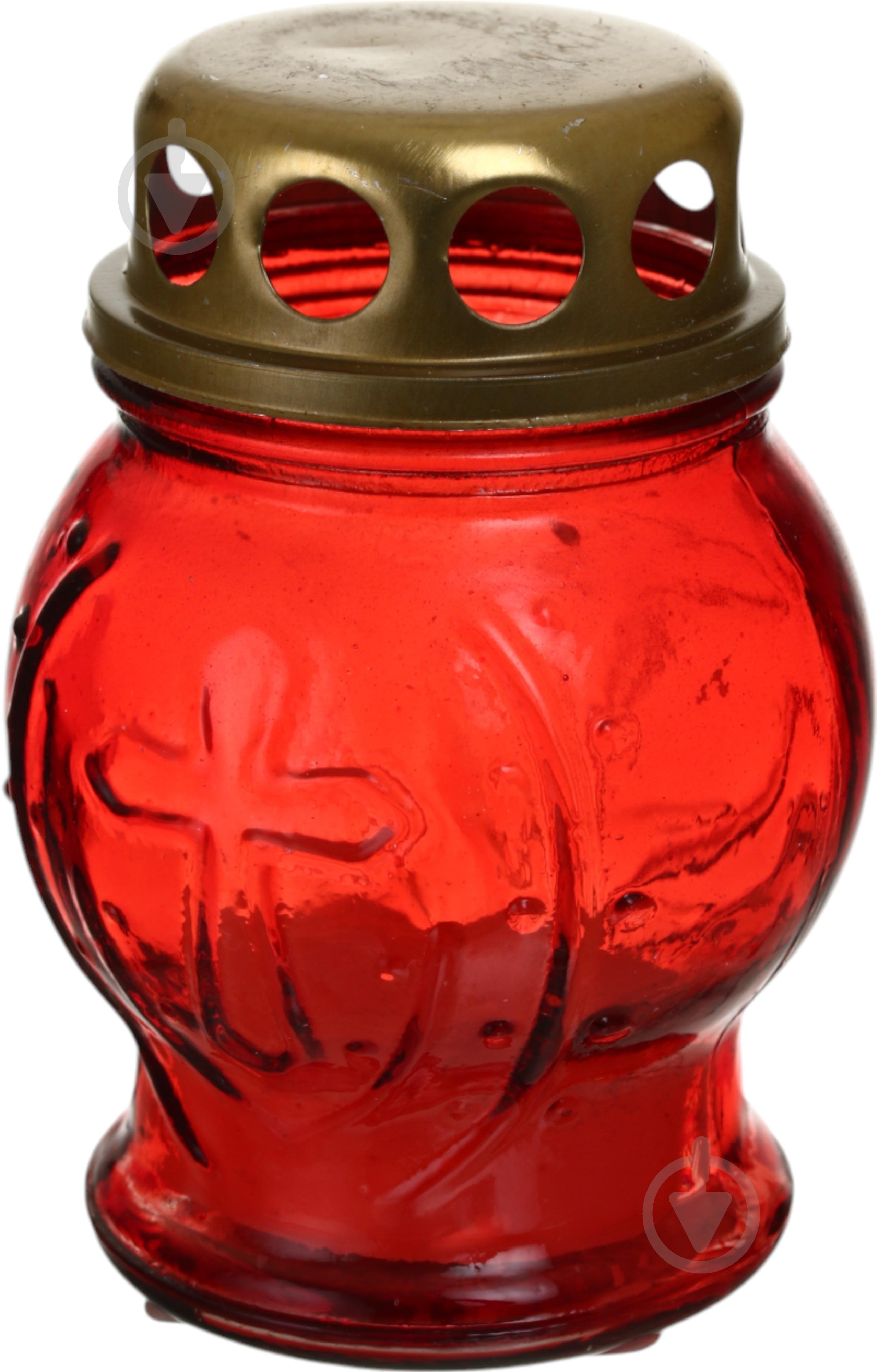 Лампада Pako-If скляна, кольорова в асортименті 9х6,5 - фото 1