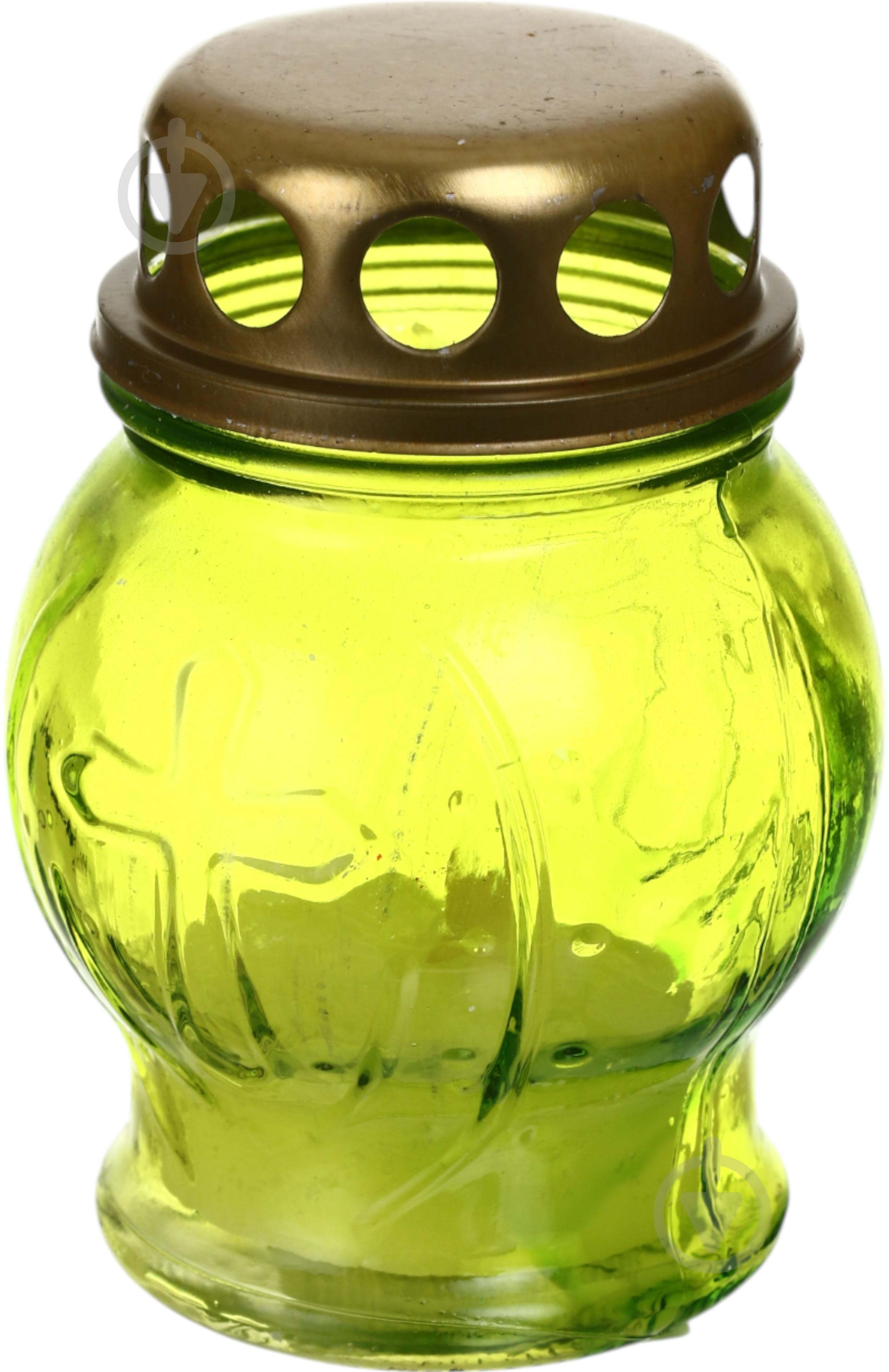 Лампада Pako-If скляна, кольорова в асортименті 9х6,5 - фото 2