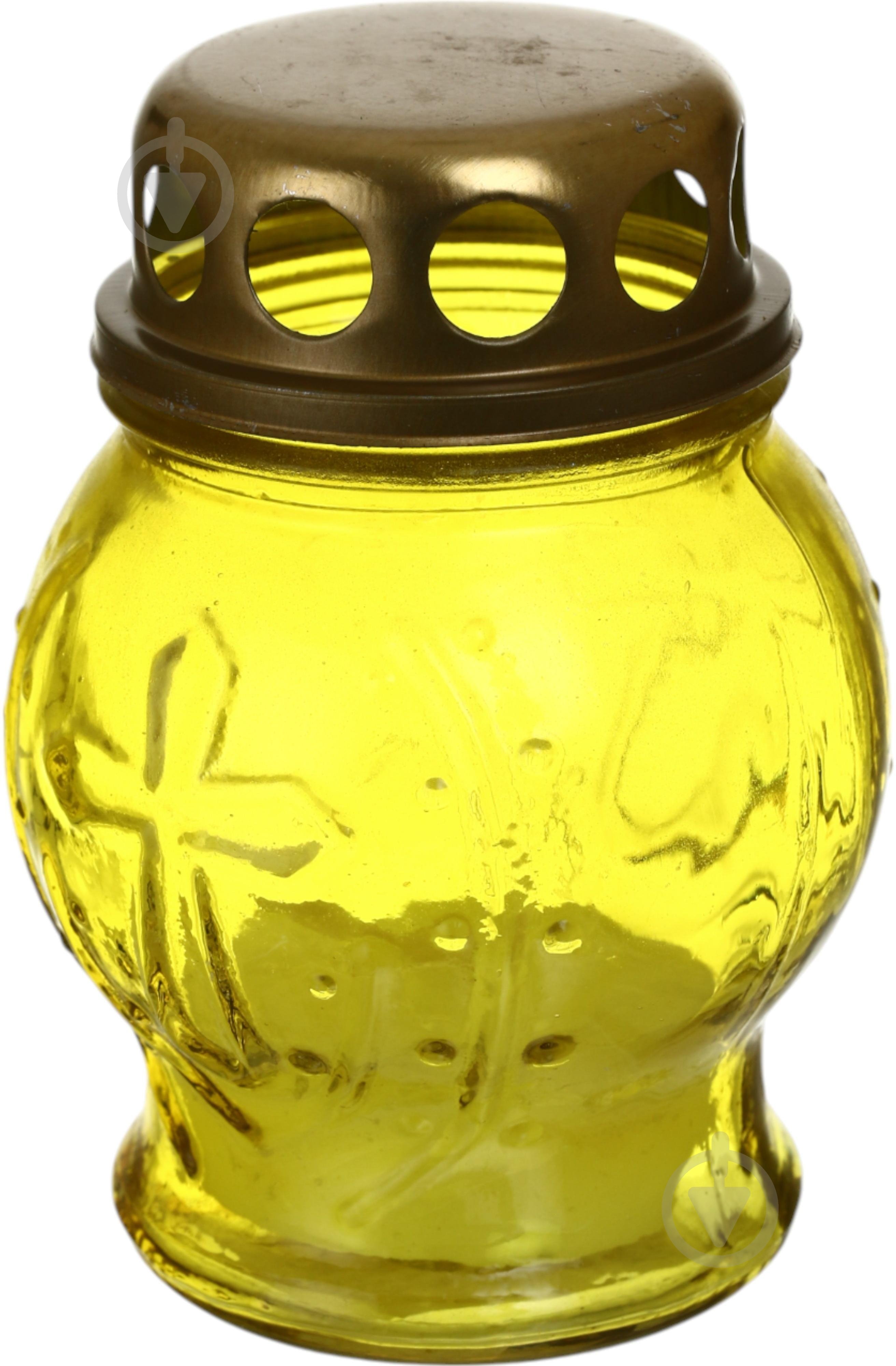 Лампада Pako-If скляна, кольорова в асортименті 9х6,5 - фото 3