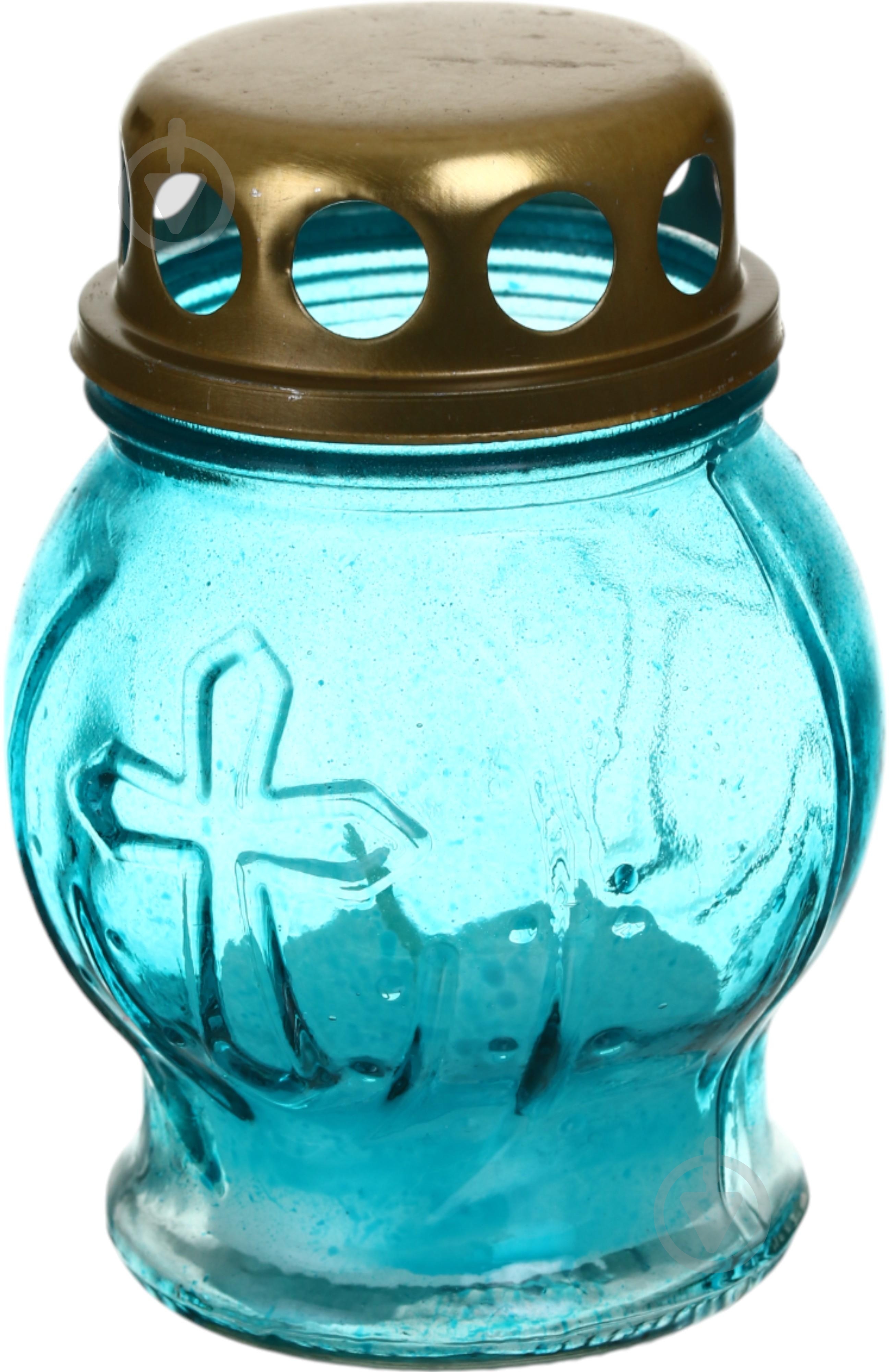 Лампада Pako-If скляна, кольорова в асортименті 9х6,5 - фото 4