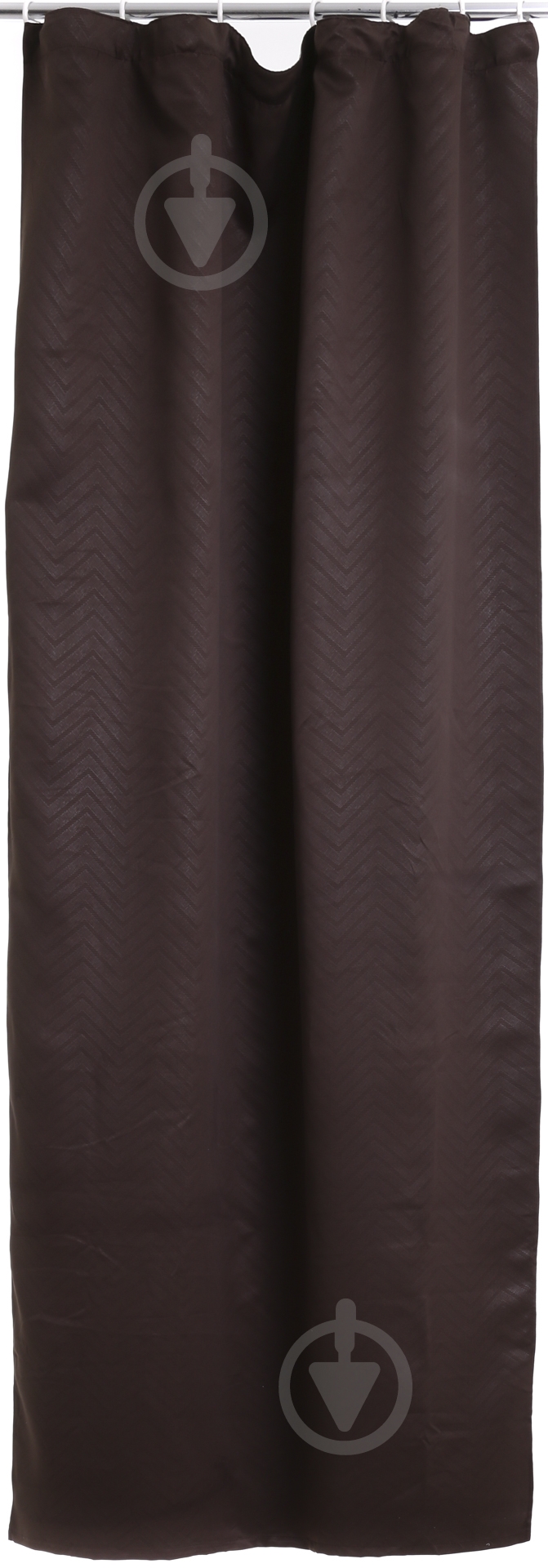 Штора-блэкаут Embossed Zigzag 150х275 см коричневый - фото 1 Штора-блэкаут Embossed Zigzag 150х275 см коричневый - фото 1