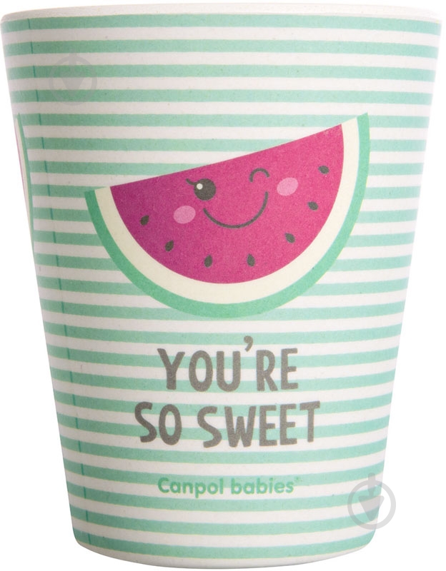 Стакан Canpol Babies So Cool Watermelon бамбуковый 250 мл - фото 1 Стакан Canpol Babies So Cool Watermelon бамбуковый 250 мл - фото 1
