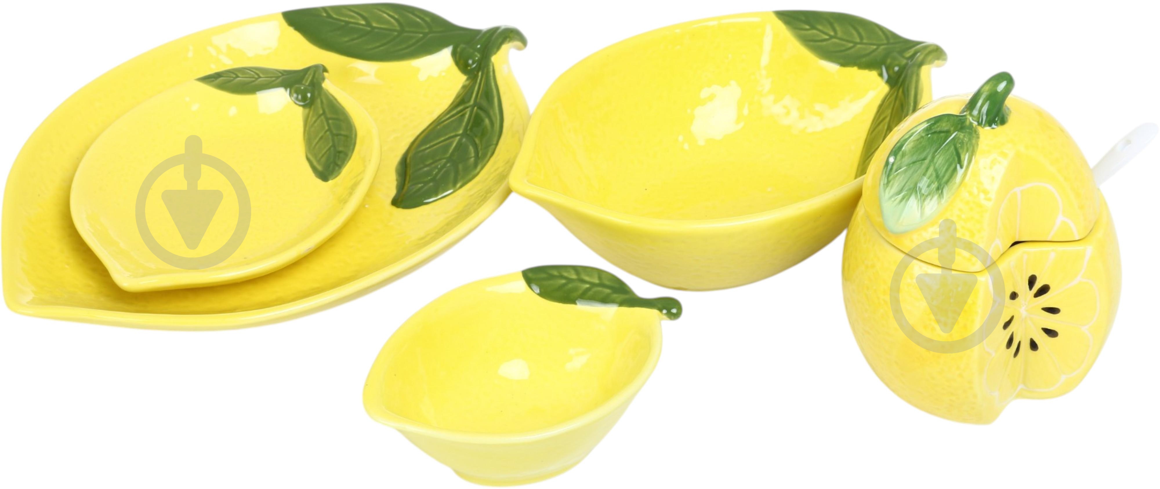 Салатник Fiora Lemon 12х8,5х4 см - фото 5 Салатник Fiora Lemon 12х8,5х4 см - фото 5