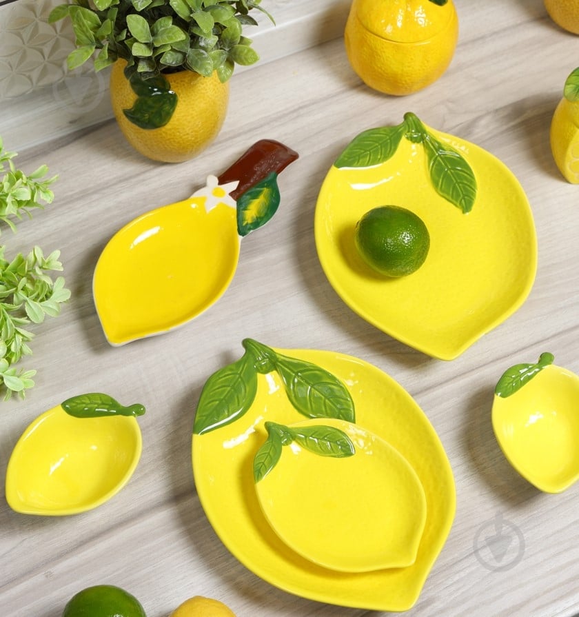 Салатник Fiora Lemon 12х8,5х4 см - фото 4 Салатник Fiora Lemon 12х8,5х4 см - фото 4
