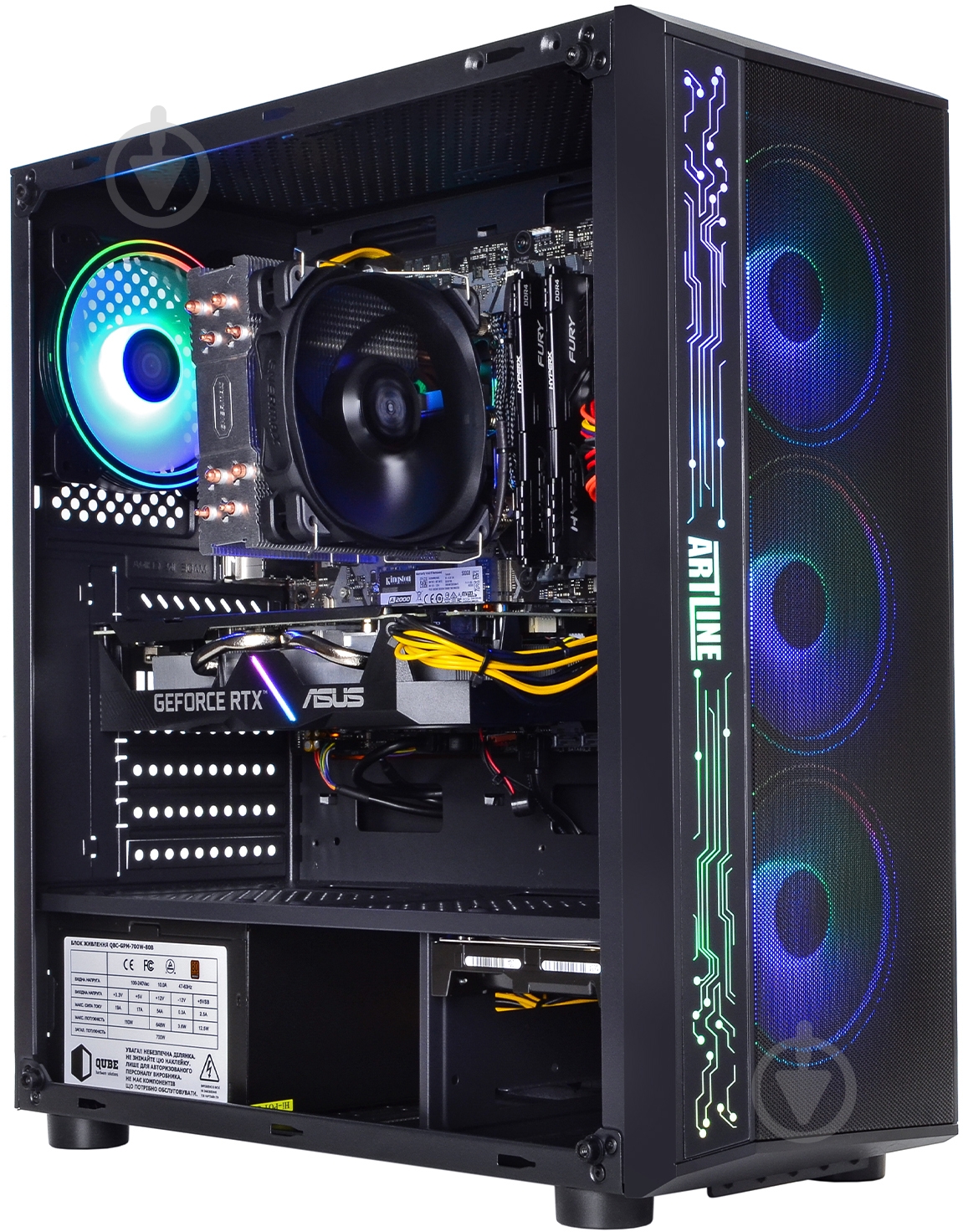 Комп'ютер персональний Artline Gaming X73 (X73v30Win) black - фото 3